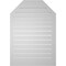 Ekena Millwork Octagonal Top Surface Mount PVC Gable Vent w/ 2"W x 1-1/2"P Brickmould Frame, 28"W x 40"H GVPOT28X4002SF - alternate 4